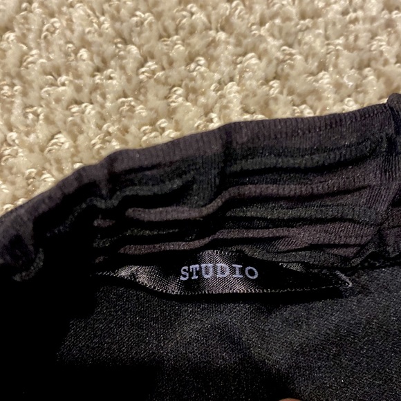 Textured Lined Pencil Skirt - Picture 2 of 4